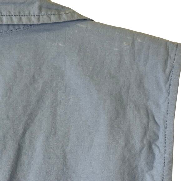 20W Maeve Anthropologie Asymmetrical Powder Blue Dress Minimalist Chic Feminine - Picture 8 of 15